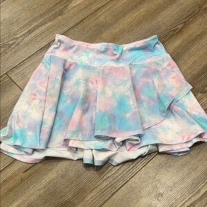 All in Motion Pastel Tie-Dye Skort